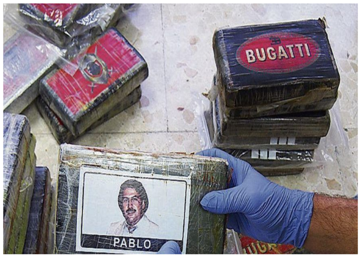 SELLOS y ETIQUETAS EN LA COCAINA